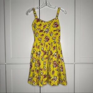 Y2K 2010s Aeropostale Mini Dress Sweetheart Floral Fairy Cottagecore Boho Whimsy